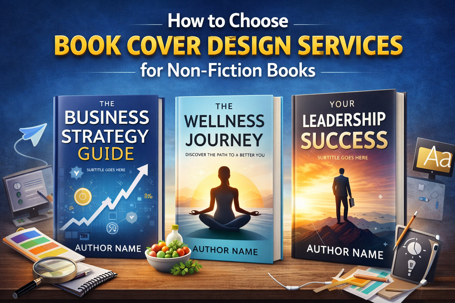 How to Choose Book Cover Design Services for Non-Fiction Books