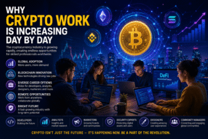 Why is crypto work increasing day by day?: Understanding the Growing Demand for Cryptocurrency Professionals