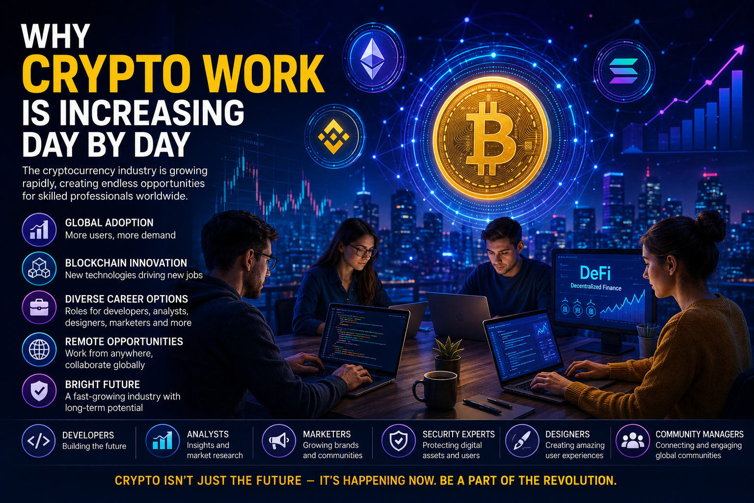 Why is crypto work increasing day by day?