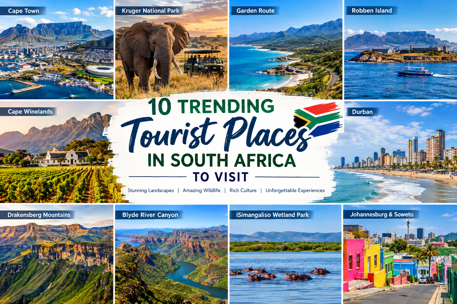 Trending Tourist Places in South Africa to Visit